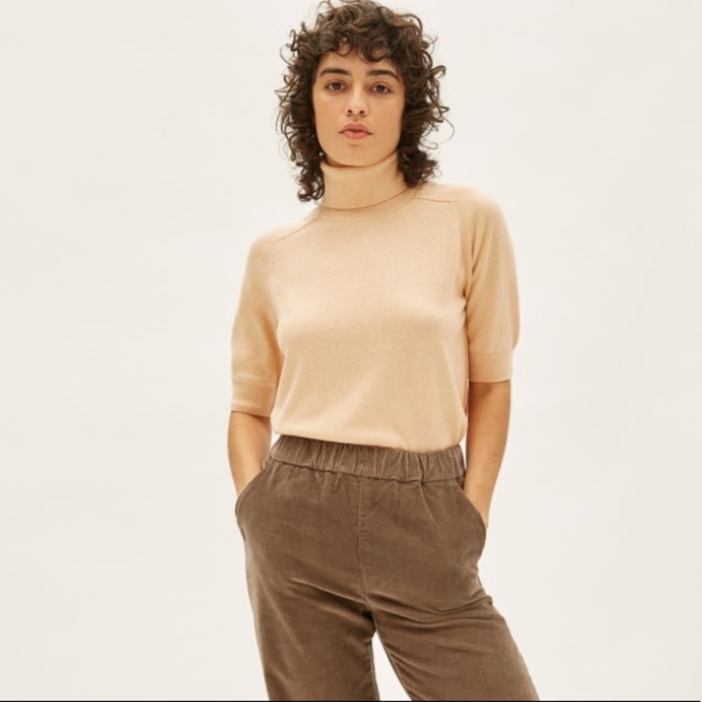 Everlane The Cotton–Merino Turtleneck Tee